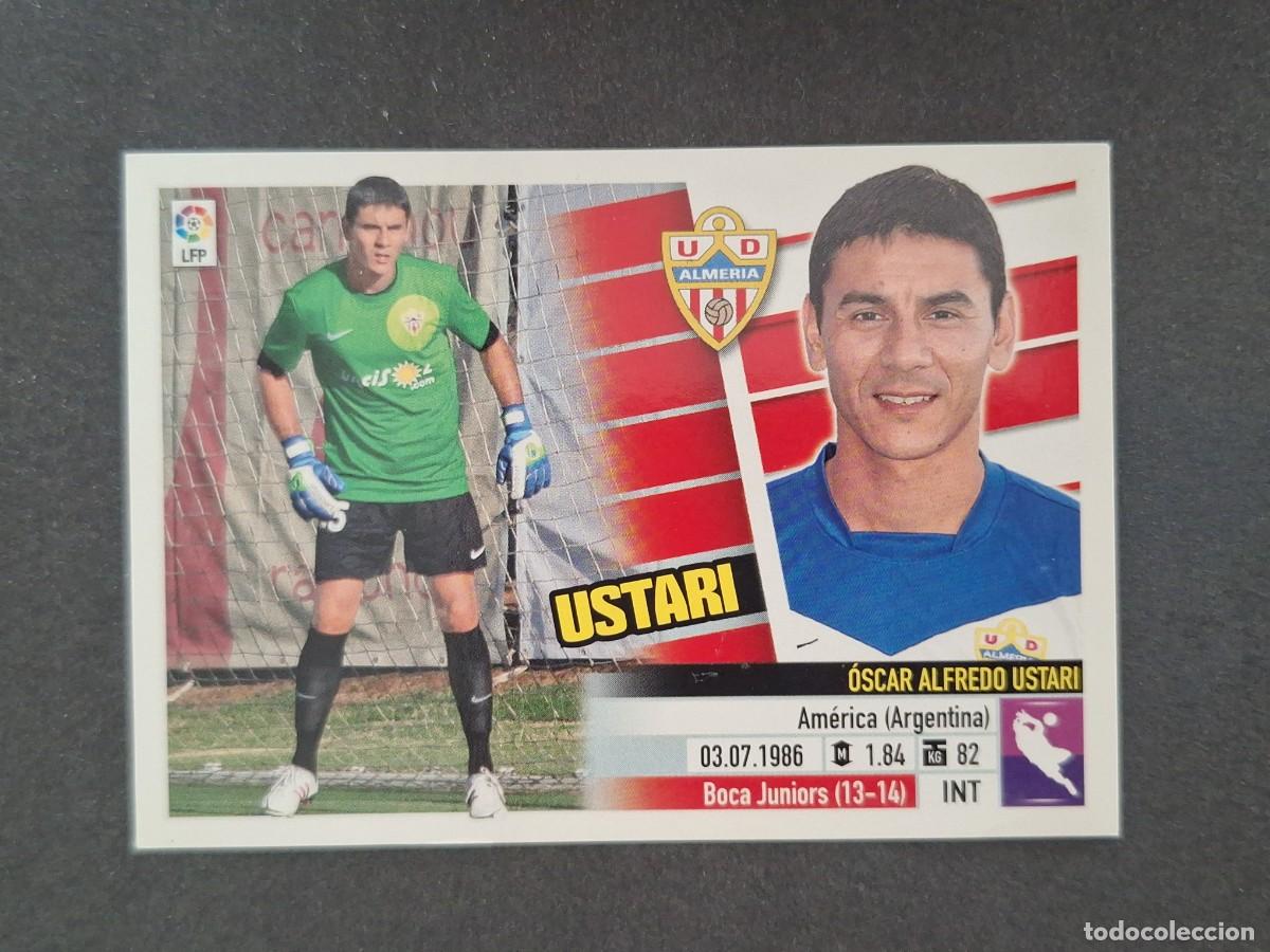 Cromos de f&uacute;tbol: L5 USTARI U. D. ALMERIA LIGA ESTE 2013 2014 13 14 NUNCA PEGADO SIN PEGAR