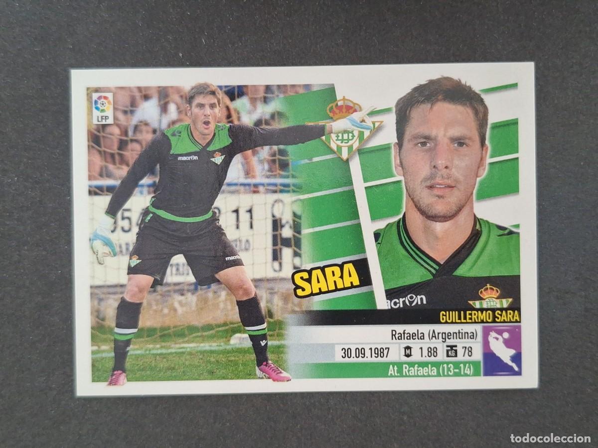 Figurine di Calcio: L5 SARA REAL BETIS BALOMPIE LIGA ESTE 2013 2014 13 14 NUNCA PEGADO SIN PEGAR
