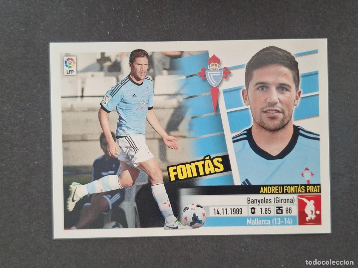 Football Stickers: L5 FONTAS CELTA DE VIGO LIGA ESTE 2013 2014 13 14 NUNCA PEGADO SIN PEGAR