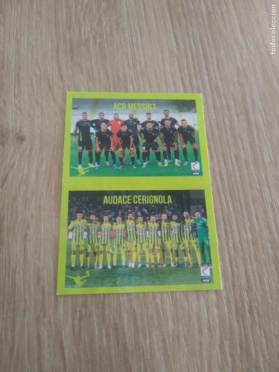 Football Stickers: 677 ACR MESSINA AUDACE CERIGNOLA EQUIPO CROMO FUTBOL PANINI LIGA ITALIA 23-24 CALCIATORI 2023-2024