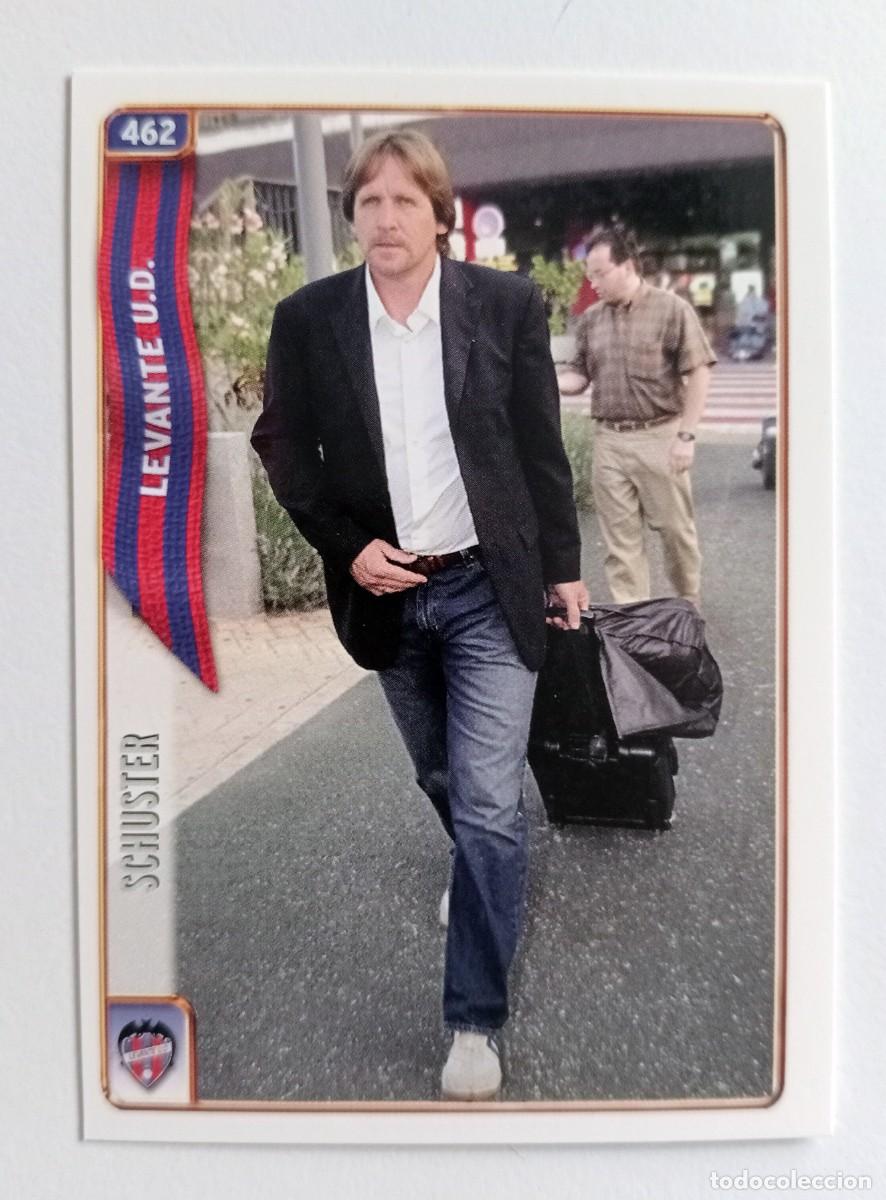 Cromos de f&uacute;tbol: CROMO FUTBOL LEVANTE U.D MUNDI CROMO 2004-2005: ENTRENADOR BERN SCHUSTER