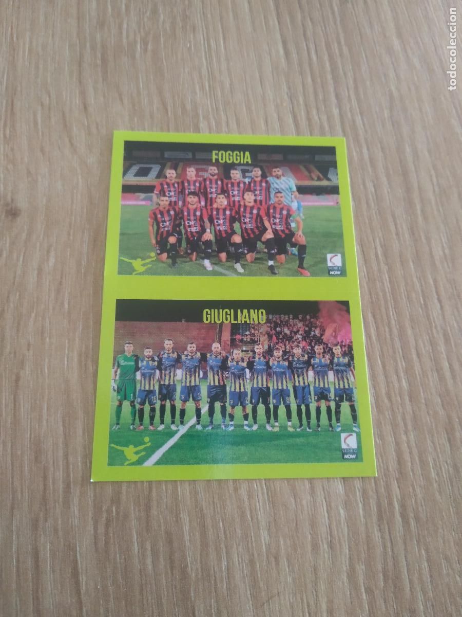 Cartes &agrave; collectionner de Football: 683 FOGGIA GIUGLIANO EQUIPO PLANTILLA CROMO FUTBOL PANINI LIGA ITALIA 23-24 CALCIATORI 2023-2024