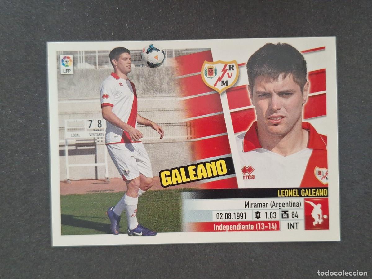 Cartes &agrave; collectionner de Football: L5 GALEANO RAYO VALLECANO LIGA ESTE 2013 2014 13 14 NUNCA PEGADO SIN PEGAR