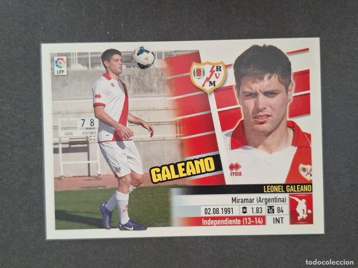 Cartes &agrave; collectionner de Football: L5 GALEANO RAYO VALLECANO LIGA ESTE 2013 2014 13 14 NUNCA PEGADO SIN PEGAR