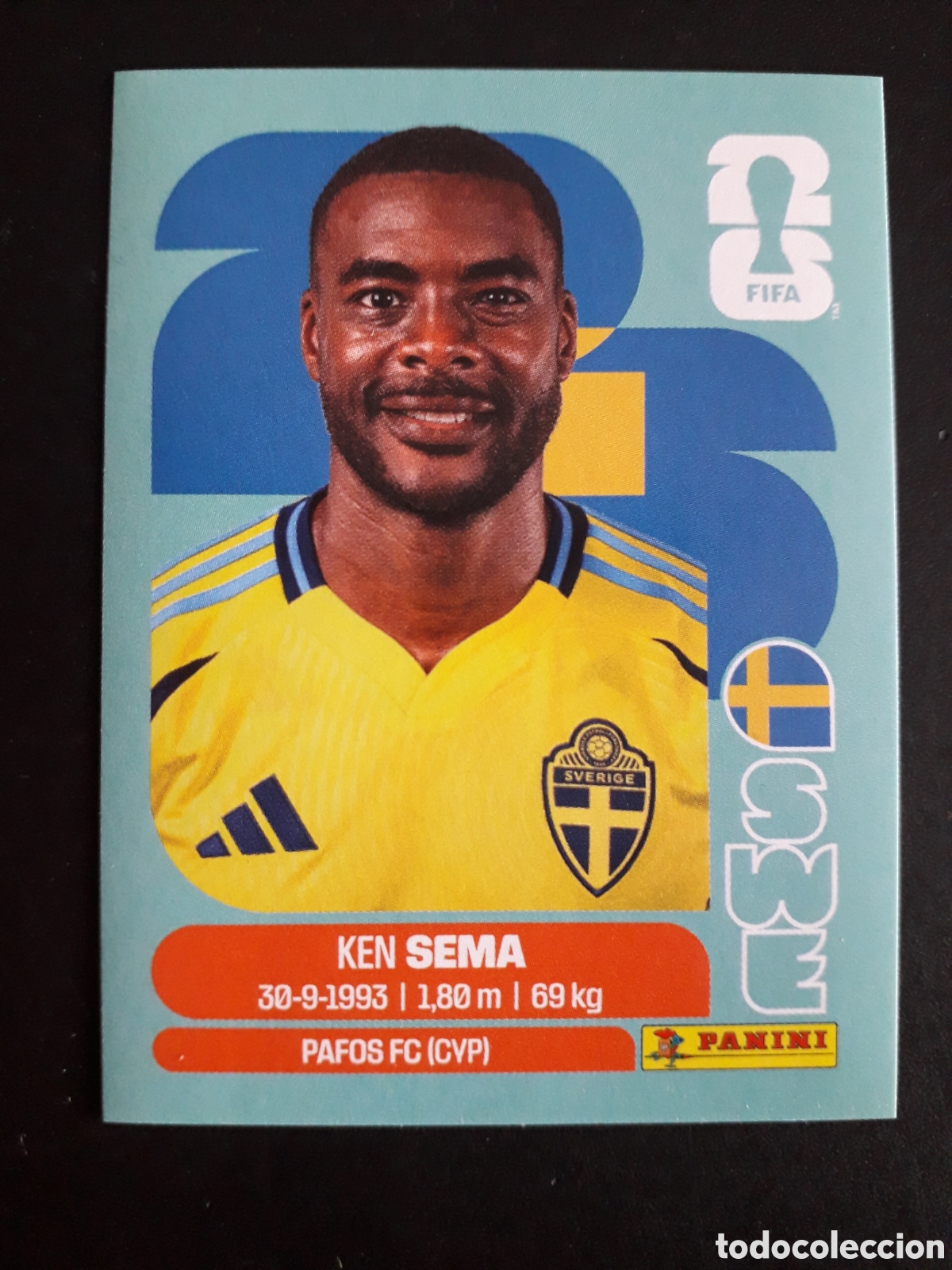 Fu&szlig;ball-Sticker: SEMA SUECIA SWE 15 MUNDIAL F&Uacute;TBOL 2026 FIFA WORLD CUP PANINI SIN PEGAR PEDIDO M&Iacute;NIMO 3&euro;