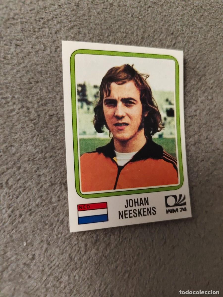 Fu&szlig;ball-Sticker: 85 WORLD CUP STORY PANINI JOHAN NEESKENS (HOLANDA) - MUNDIAL 1974 74 -- MUNDIAL SONRICS AAJ