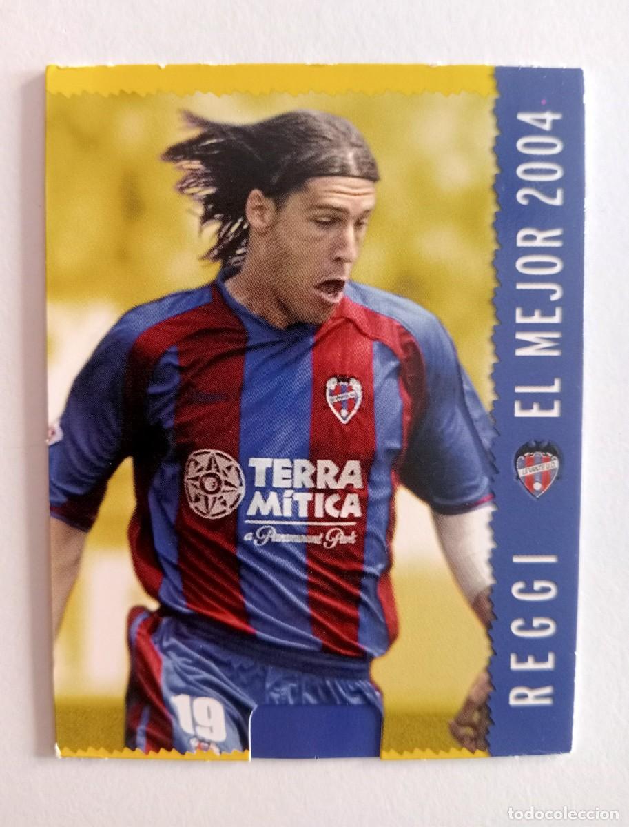 Cromos de f&uacute;tbol: CROMO FUTBOL LEVANTE U.D MUNDI CROMO 2004-2005: REGGI EL MEJOR