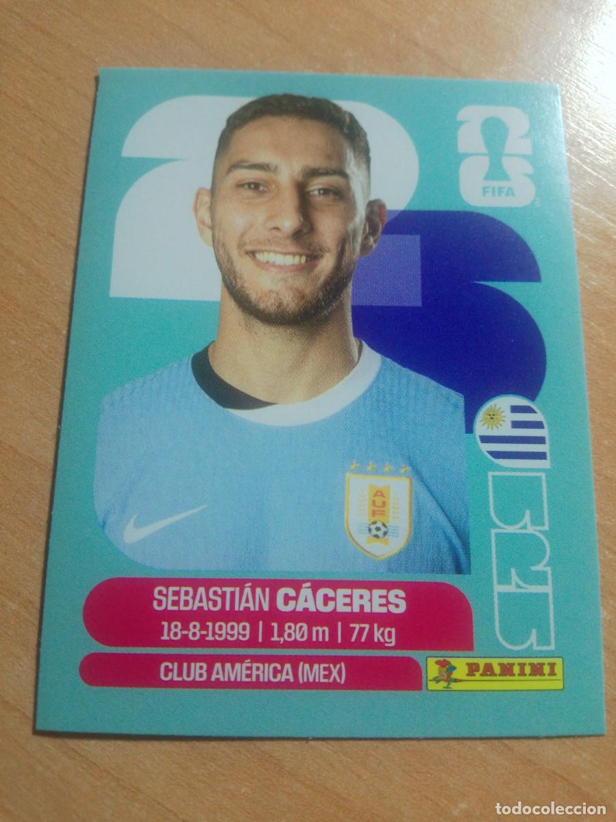 Cromos de f&uacute;tbol: URU 6 CACERES URUGUAY MUNDIAL FIFA WORLD CUP 2026 26 PANINI STICKERS NUEVO