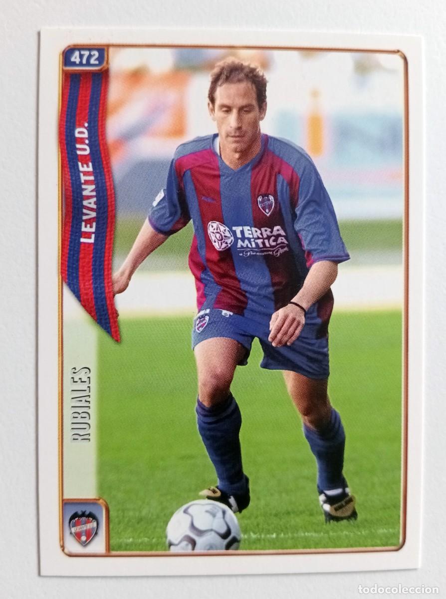 Fu&szlig;ball-Sticker: CROMO FUTBOL LEVANTE U.D MUNDI CROMO 2004-2005: LUIS RUBIALES
