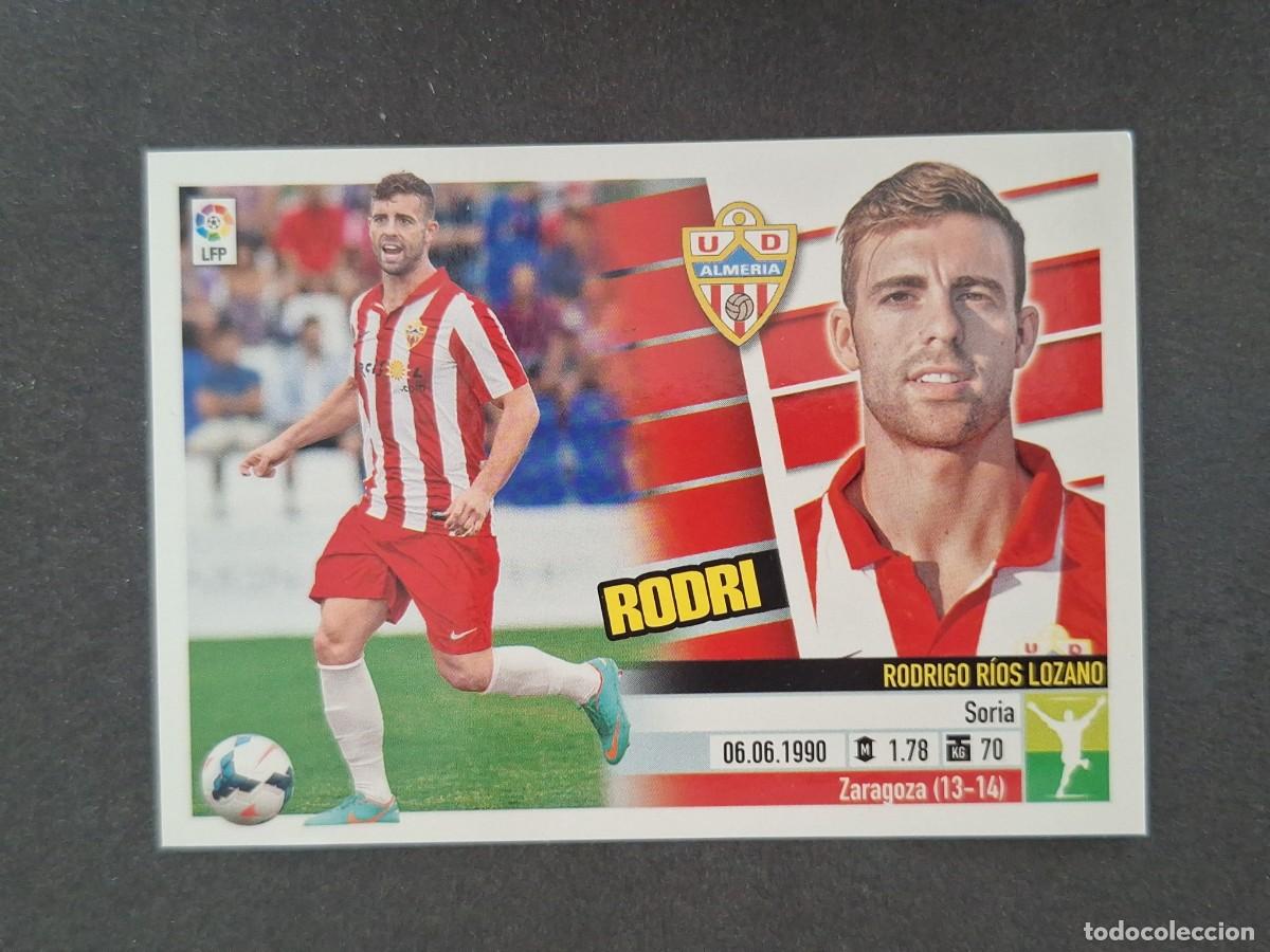 Cromos de f&uacute;tbol: L5 RODRI U. D. ALMERIA COLOCA LIGA ESTE 2013 2014 13 14 NUNCA PEGADO SIN PEGAR