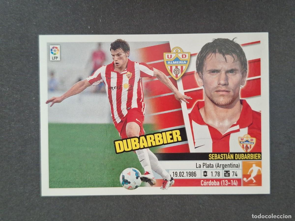 Cromos de f&uacute;tbol: L5 DUBARBIER U. D. ALMERIA COLOCA LIGA ESTE 2013 2014 13 14 NUNCA PEGADO SIN PEGAR