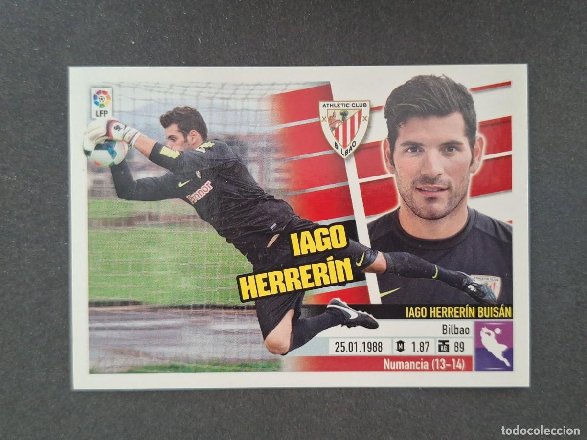 Cromos de f&uacute;tbol: L5 IAGO HERRERIN ATHLETIC CLUB DE BILBAO COLOCA LIGA ESTE 2013 2014 13 14 NUNCA PEGADO SIN PEGAR