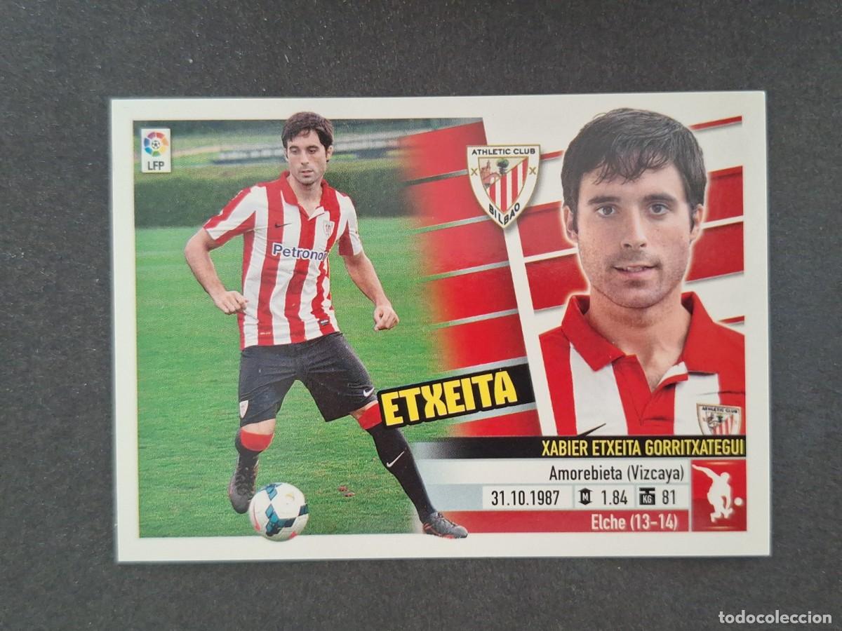 Cromos de f&uacute;tbol: L5 ETXEITA ATHLETIC CLUB DE BILBAO COLOCA LIGA ESTE 2013 2014 13 14 NUNCA PEGADO SIN PEGAR