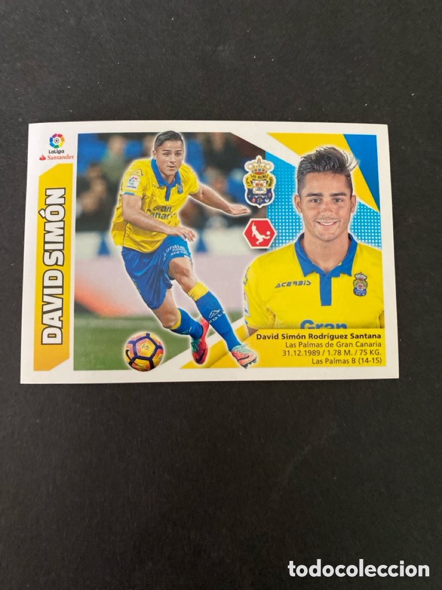 Cromos de f&uacute;tbol: Cromo liga 17/18 UD Las Palmas N* 3B