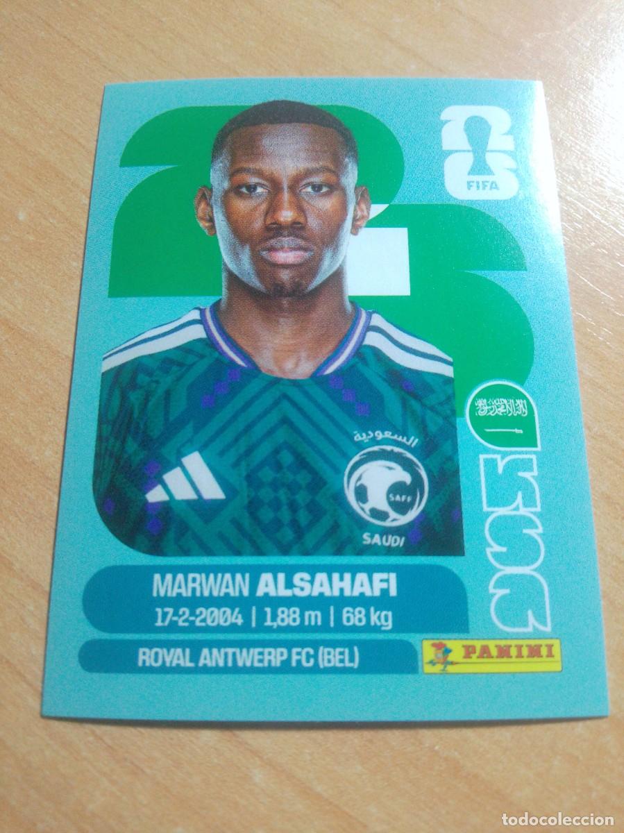 Cromos de f&uacute;tbol: KSA 15 ALSAHAFI DE ARABIA SAUDI MUNDIAL FIFA WORLD CUP 2026 26 PANINI STICKERS NUEVO