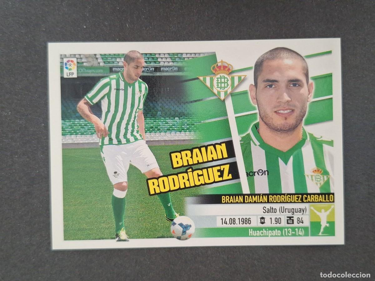 Cromos de f&uacute;tbol: L5 BRAIAN RODRIGUEZ REAL BETIS BALOMPIE COLOCA LIGA ESTE 2013 2014 13 14 NUNCA PEGADO SIN PEGAR