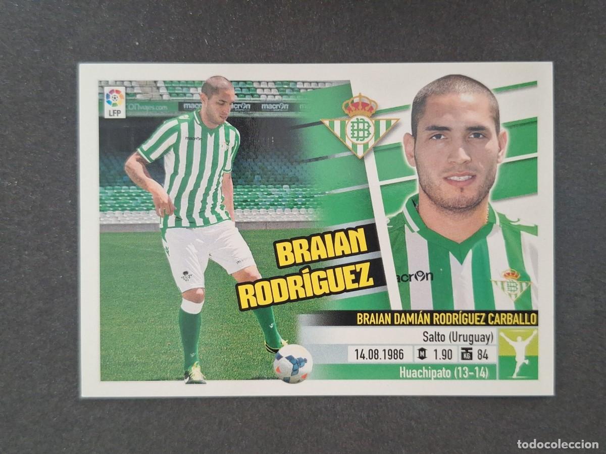 Cromos de f&uacute;tbol: L5 BRAIAN RODRIGUEZ REAL BETIS BALOMPIE COLOCA LIGA ESTE 2013 2014 13 14 NUNCA PEGADO SIN PEGAR