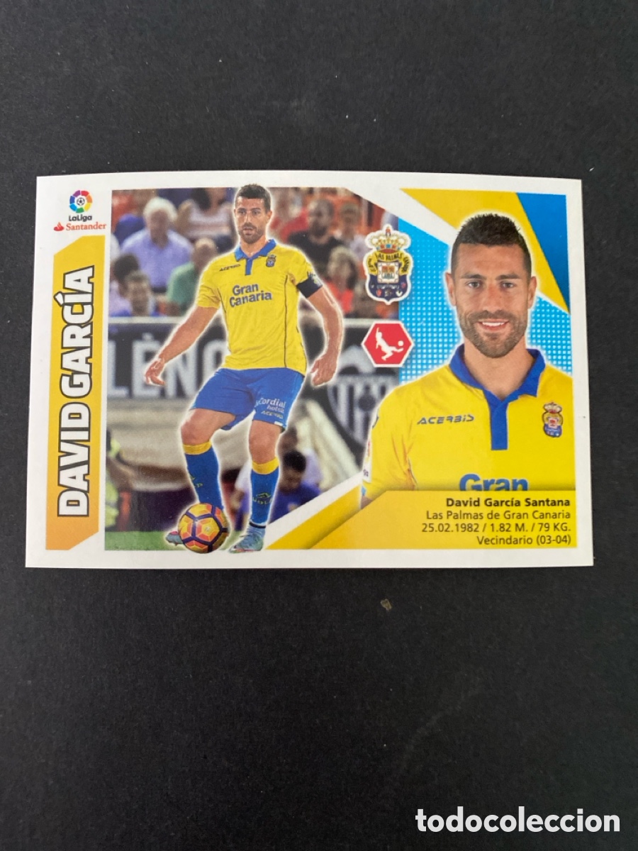 Cromos de f&uacute;tbol: Cromo liga 17/18 UD Las Palmas N* 6 B