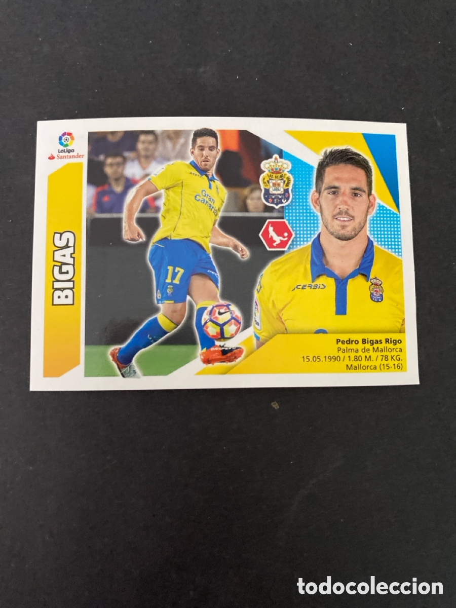 Cromos de f&uacute;tbol: Cromo liga 17/18 UD Las Palmas N* 4
