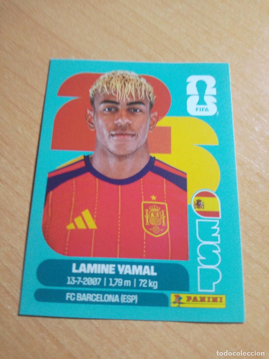 Cromos de f&uacute;tbol: ESP 15 LAMINE YAMAL ESPA&Ntilde;A MUNDIAL FIFA WORLD CUP 2026 26 PANINI STICKERS NUEVO