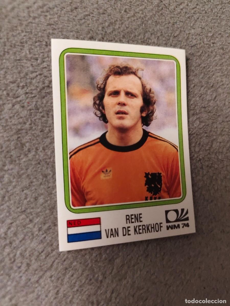 Cromos de f&uacute;tbol: 92 WORLD CUP STORY PANINI RENE VAN DE KERKHOF (HOLANDA) - MUNDIAL 1974 74 -- MUNDIAL SONRICS AAJ
