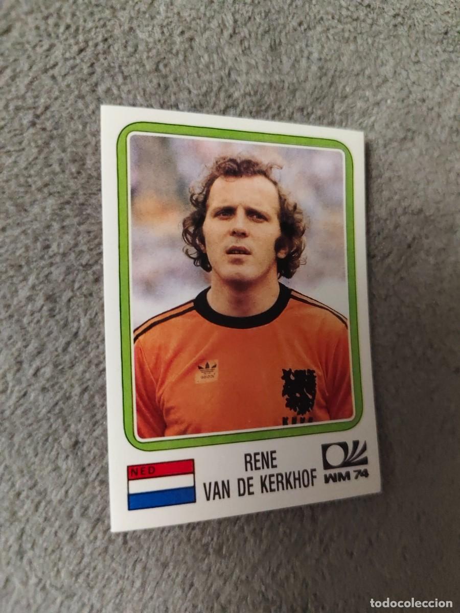 Cromos de f&uacute;tbol: 92 WORLD CUP STORY PANINI RENE VAN DE KERKHOF (HOLANDA) - MUNDIAL 1974 74 -- MUNDIAL SONRICS AAJ