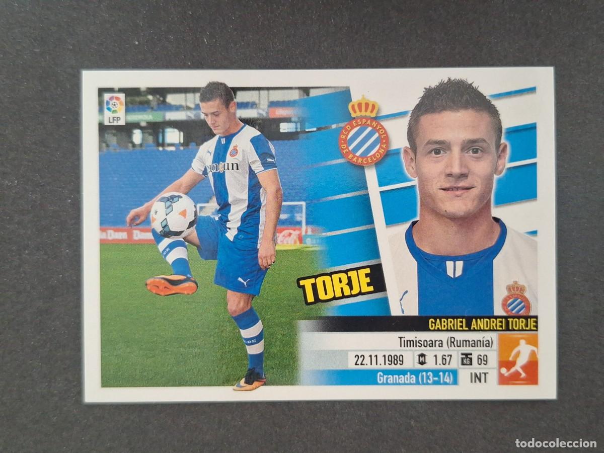 Cromos de f&uacute;tbol: L5 TORJE R. C. D. ESPA&Ntilde;OL COLOCA LIGA ESTE 2013 2014 13 14 NUNCA PEGADO SIN PEGAR