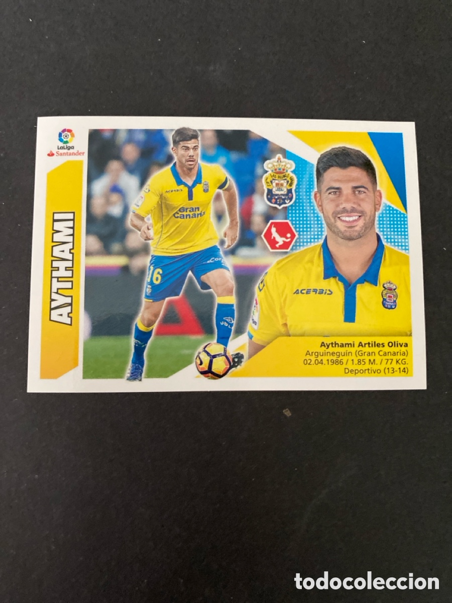 Cromos de f&uacute;tbol: Cromo liga 17/18 UD Las Palmas N* 5