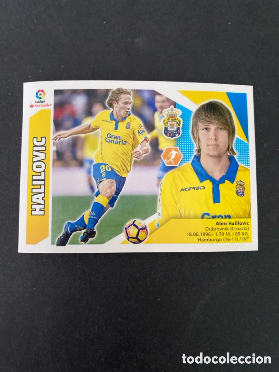 Cromos de f&uacute;tbol: Cromo liga 17/18 UD Las Palmas N* 10