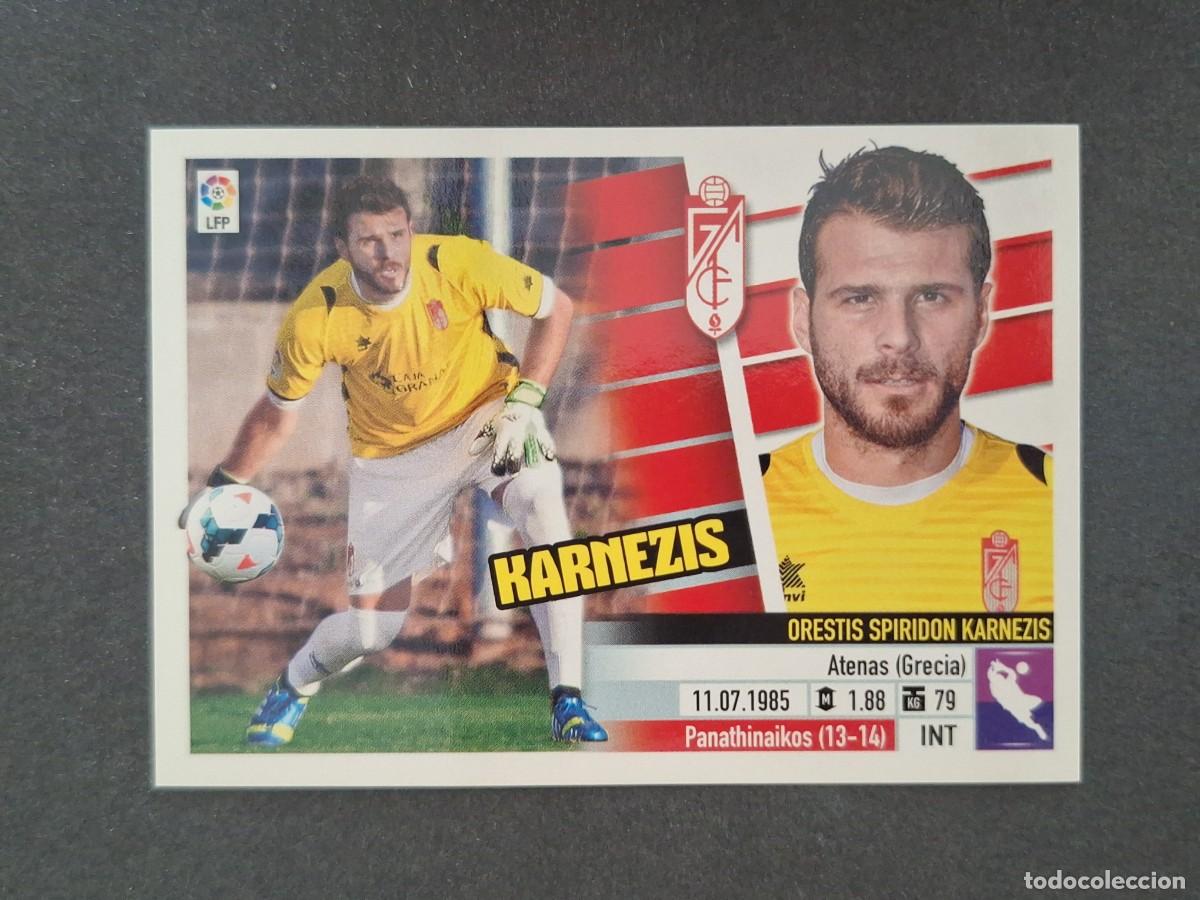 Cromos de f&uacute;tbol: L5 KARNEZIS GRANADA C. F. COLOCA LIGA ESTE 2013 2014 13 14 NUNCA PEGADO SIN PEGAR