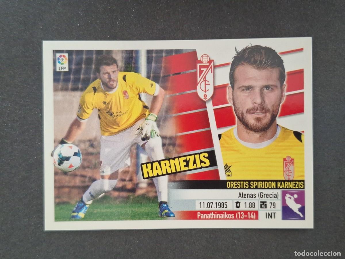 Cromos de f&uacute;tbol: L5 KARNEZIS GRANADA C. F. COLOCA LIGA ESTE 2013 2014 13 14 NUNCA PEGADO SIN PEGAR