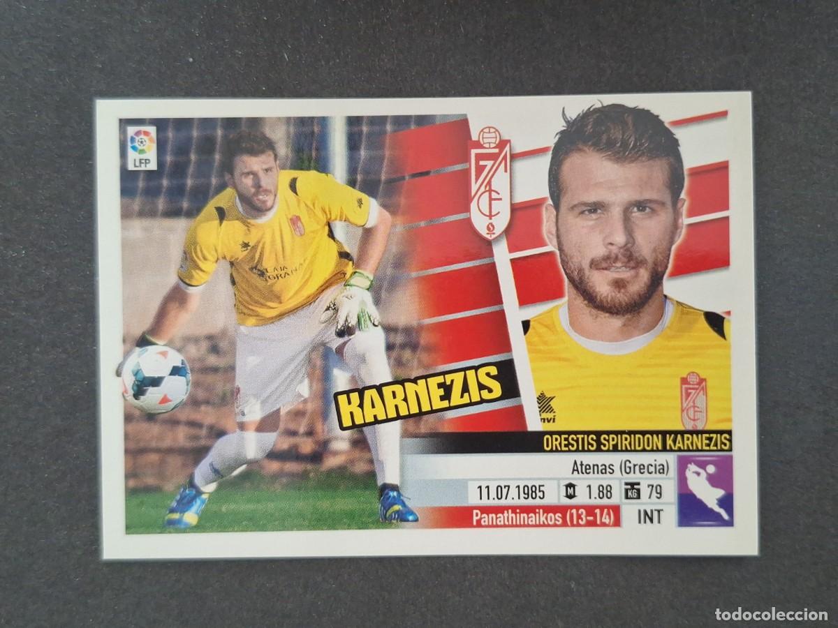 Cromos de f&uacute;tbol: L5 KARNEZIS GRANADA C. F. COLOCA LIGA ESTE 2013 2014 13 14 NUNCA PEGADO SIN PEGAR