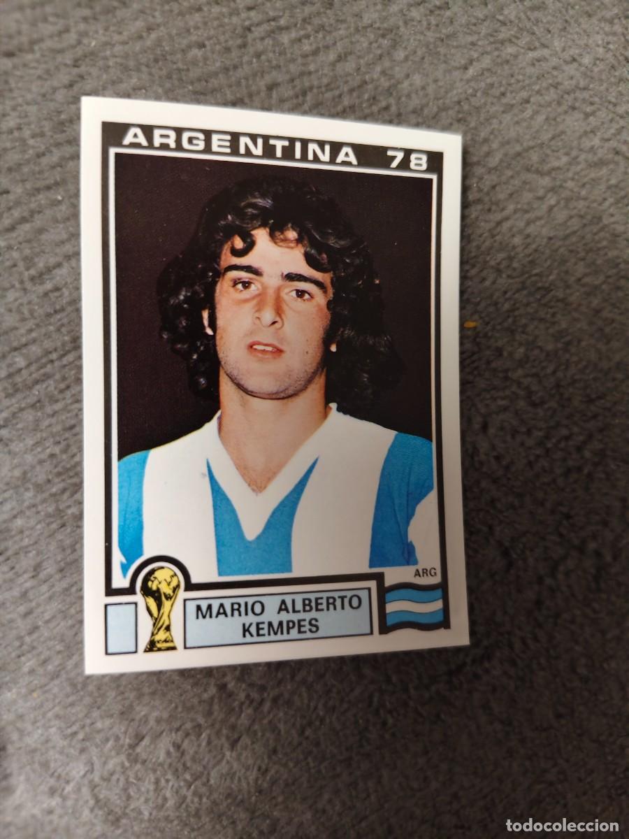 Fu&szlig;ball-Sticker: 107 WORLD CUP STORY PANINI MARIO ALBERTO KEMPES (ARGENTINA) - MUNDIAL 1978 78 -- MUNDIAL SONRICS AAJ