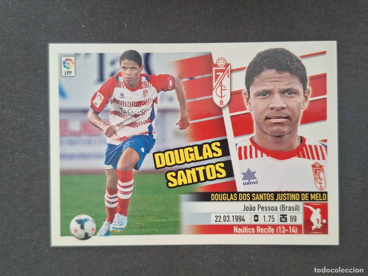 Fu&szlig;ball-Sticker: L5 DOUGLAS SANTOS GRANADA C. F. COLOCA LIGA ESTE 2013 2014 13 14 NUNCA PEGADO SIN PEGAR