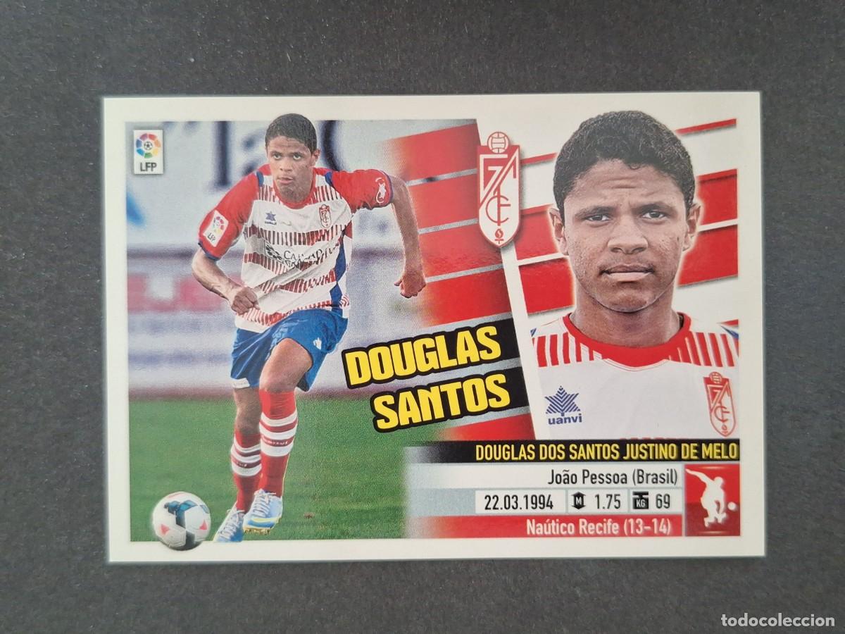 Fu&szlig;ball-Sticker: L5 DOUGLAS SANTOS GRANADA C. F. COLOCA LIGA ESTE 2013 2014 13 14 NUNCA PEGADO SIN PEGAR