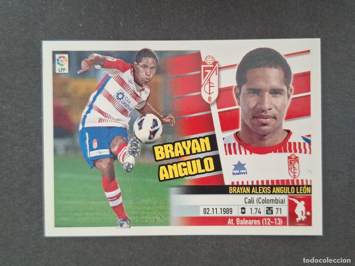 Fu&szlig;ball-Sticker: L5 BRAYAN ANGULO GRANADA C. F. COLOCA LIGA ESTE 2013 2014 13 14 NUNCA PEGADO SIN PEGAR