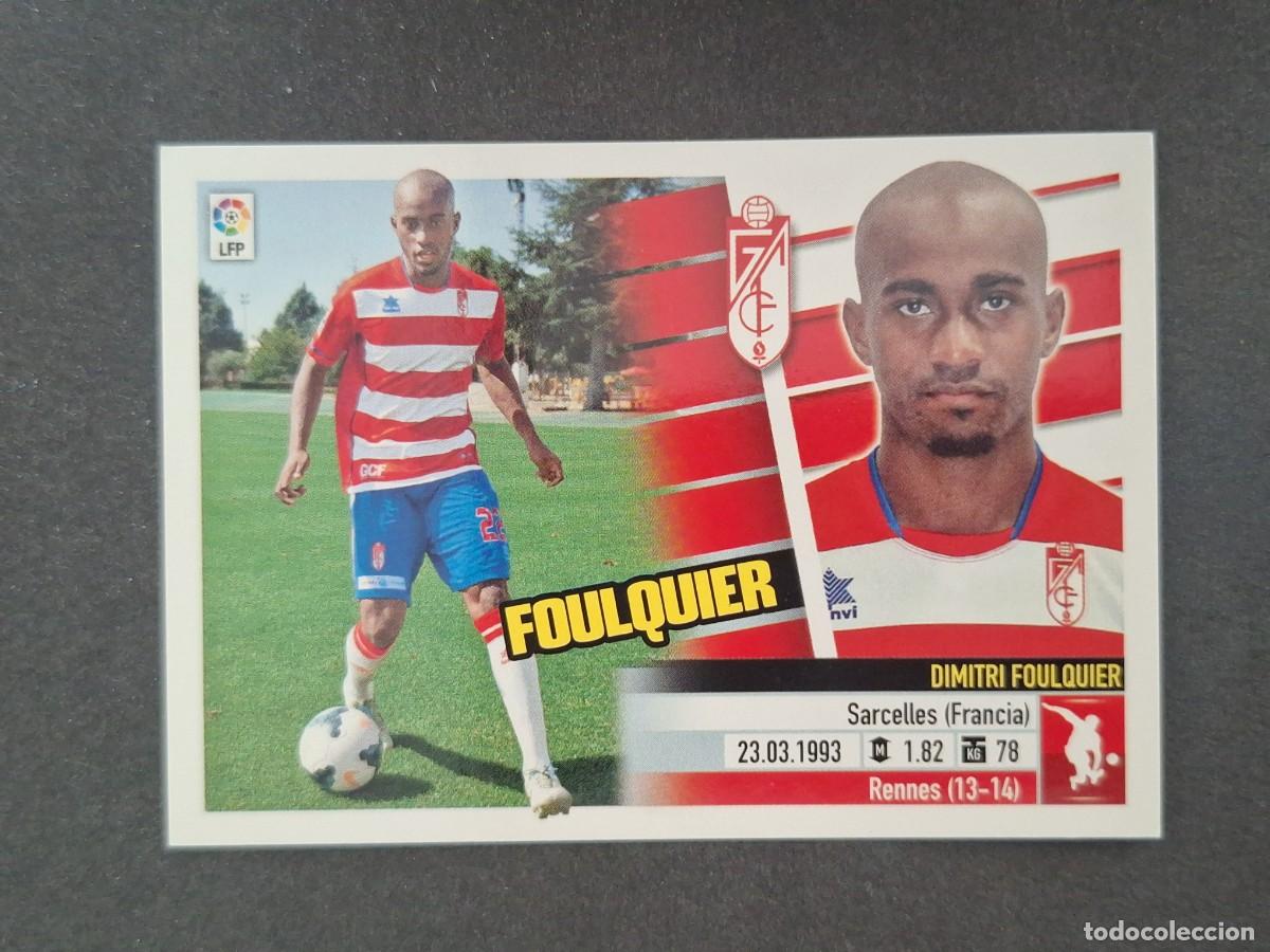 Fu&szlig;ball-Sticker: L5 FOULQUIER GRANADA C. F. COLOCA LIGA ESTE 2013 2014 13 14 NUNCA PEGADO SIN PEGAR