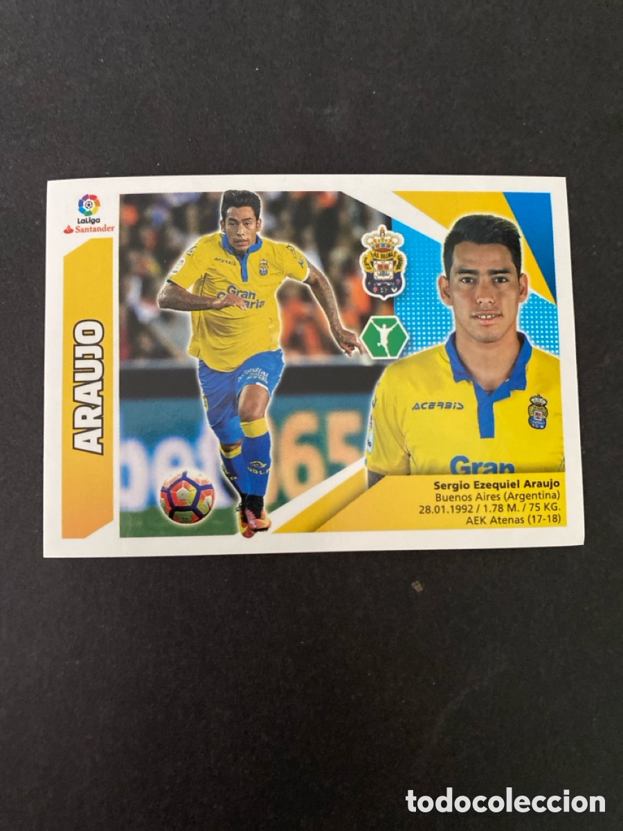 Fu&szlig;ball-Sticker: Cromo liga 17/18 UD Las Palmas N* 16