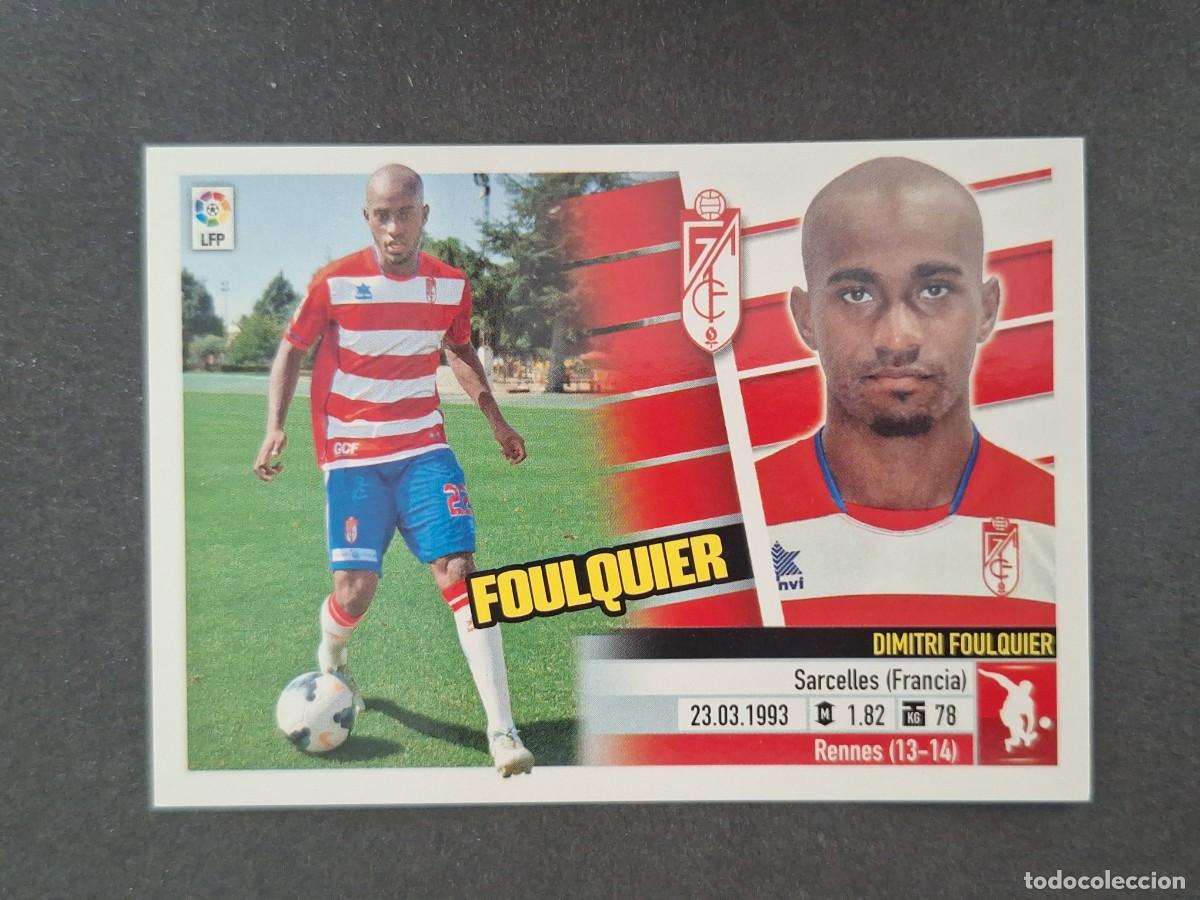 Fu&szlig;ball-Sticker: L5 FOULQUIER GRANADA C. F. COLOCA LIGA ESTE 2013 2014 13 14 NUNCA PEGADO SIN PEGAR
