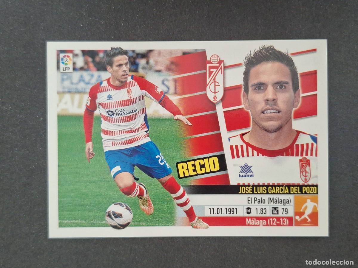 Fu&szlig;ball-Sticker: L5 RECIO GRANADA C. F. COLOCA LIGA ESTE 2013 2014 13 14 NUNCA PEGADO SIN PEGAR