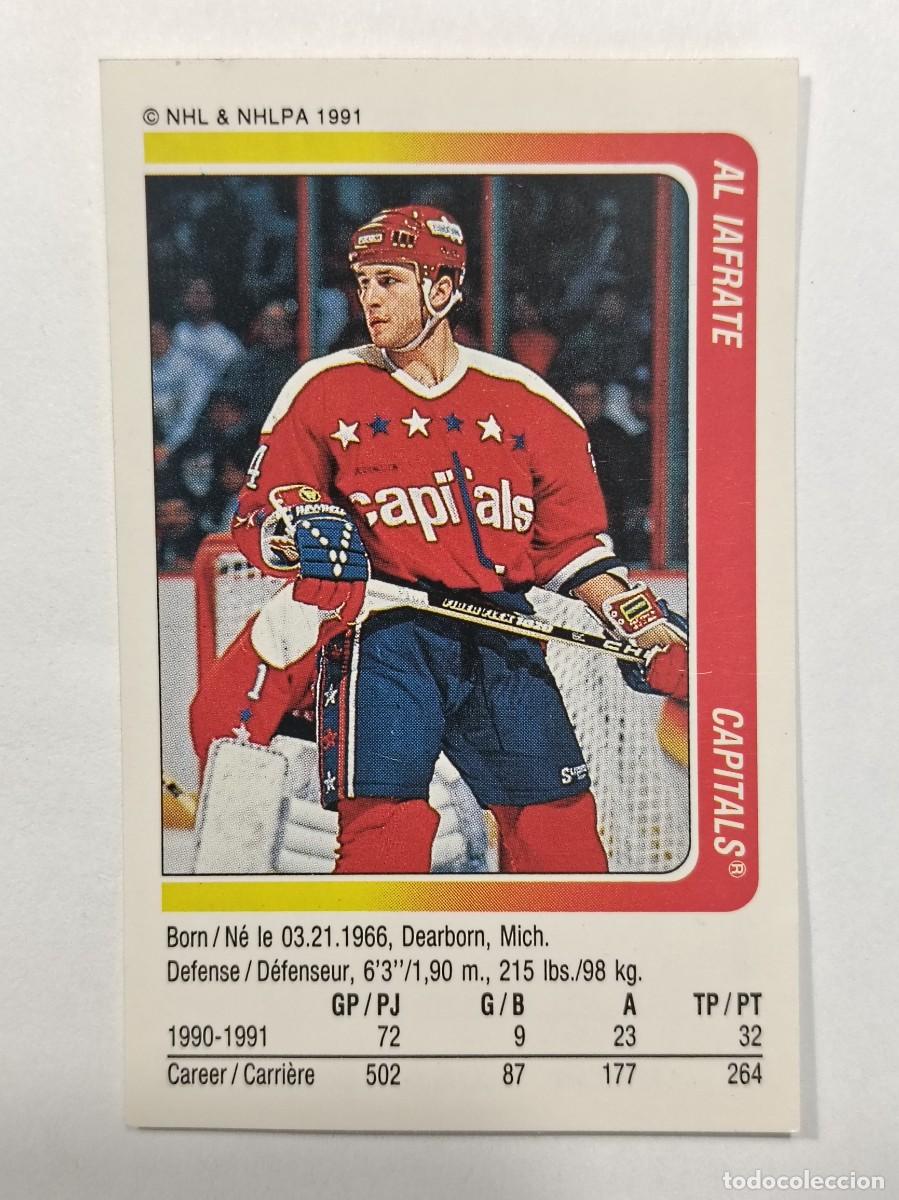 Fu&szlig;ball-Sticker: #208 AL IAFRATE (WASHINGTON CAPITALS) HOCKEY HIELO NHL 91/92 PANINI