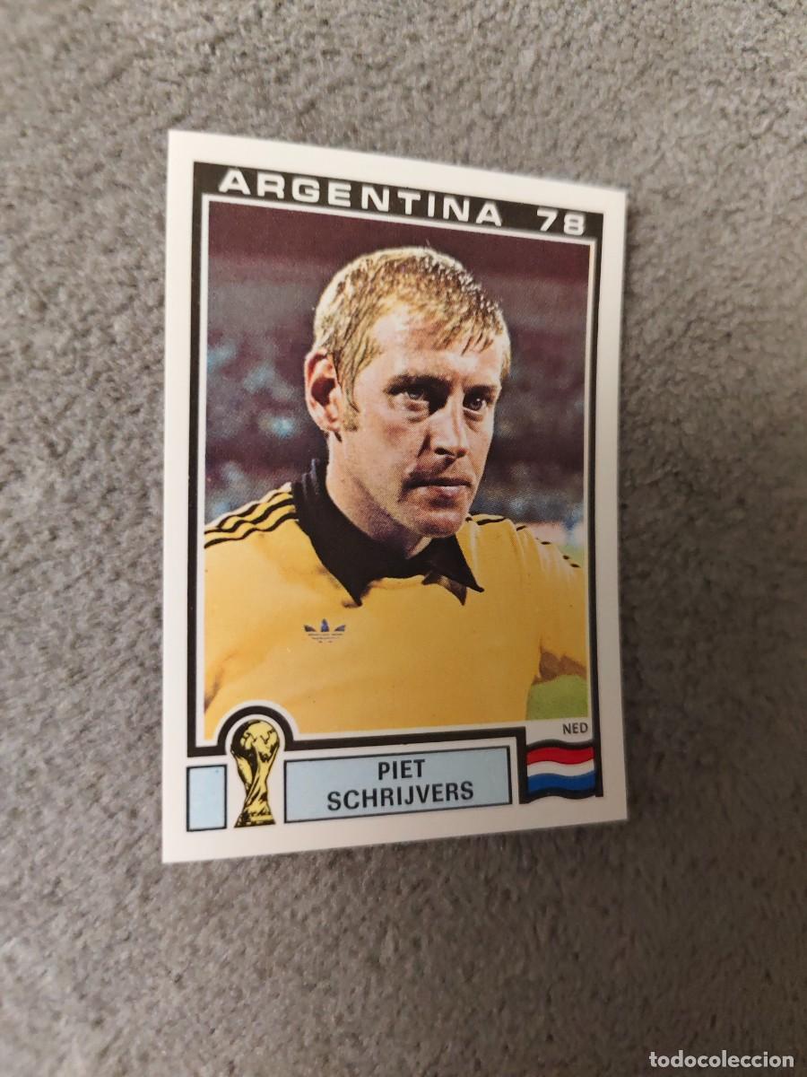 Fu&szlig;ball-Sticker: 111 WORLD CUP STORY PANINI PIET SCHRIJVERS (HOLANDA) - MUNDIAL 1978 78 -- MUNDIAL SONRICS AAJ