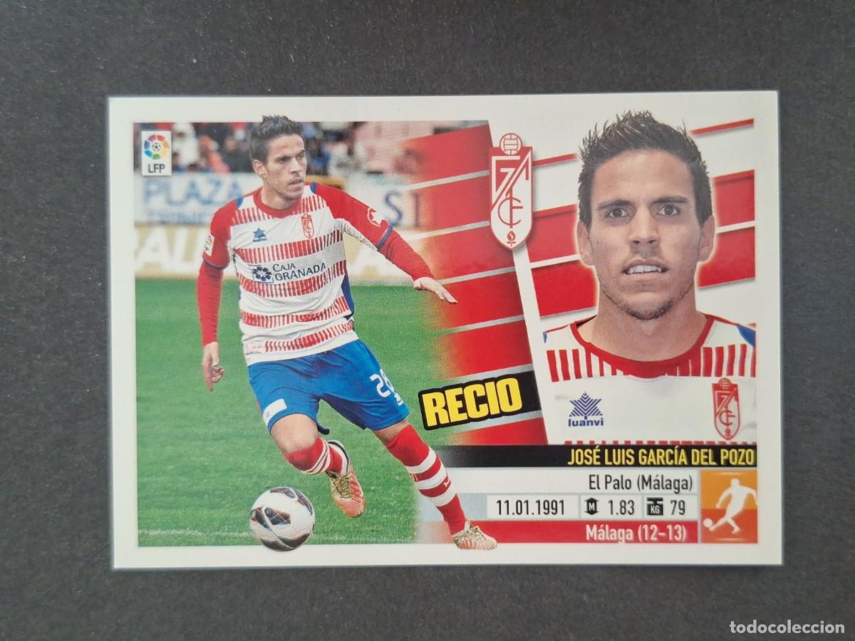 Fu&szlig;ball-Sticker: L5 RECIO GRANADA C. F. COLOCA LIGA ESTE 2013 2014 13 14 NUNCA PEGADO SIN PEGAR