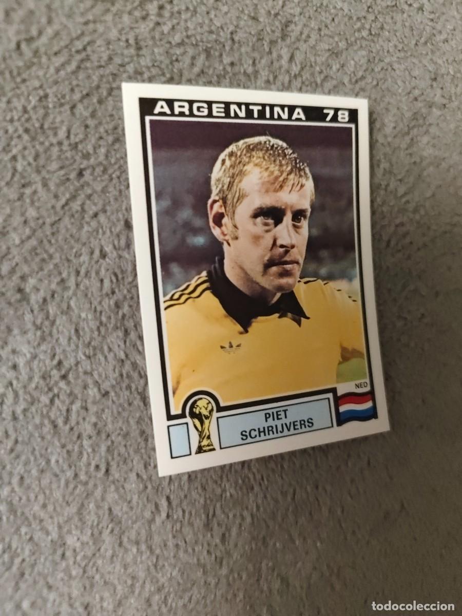 Fu&szlig;ball-Sticker: 111 WORLD CUP STORY PANINI PIET SCHRIJVERS (HOLANDA) - MUNDIAL 1978 78 -- MUNDIAL SONRICS AAJ
