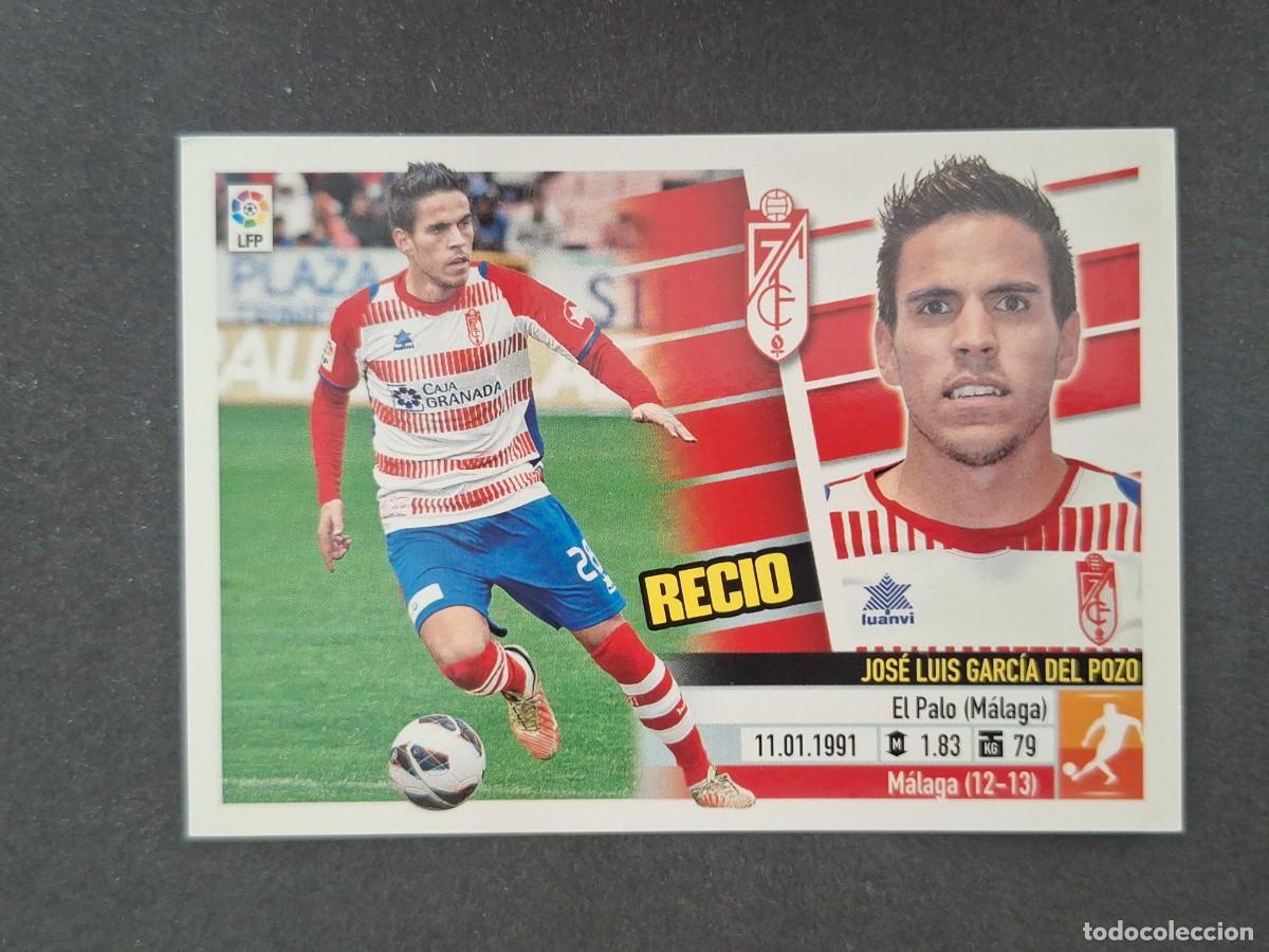 Cartes &agrave; collectionner de Football: L5 RECIO GRANADA C. F. COLOCA LIGA ESTE 2013 2014 13 14 NUNCA PEGADO SIN PEGAR
