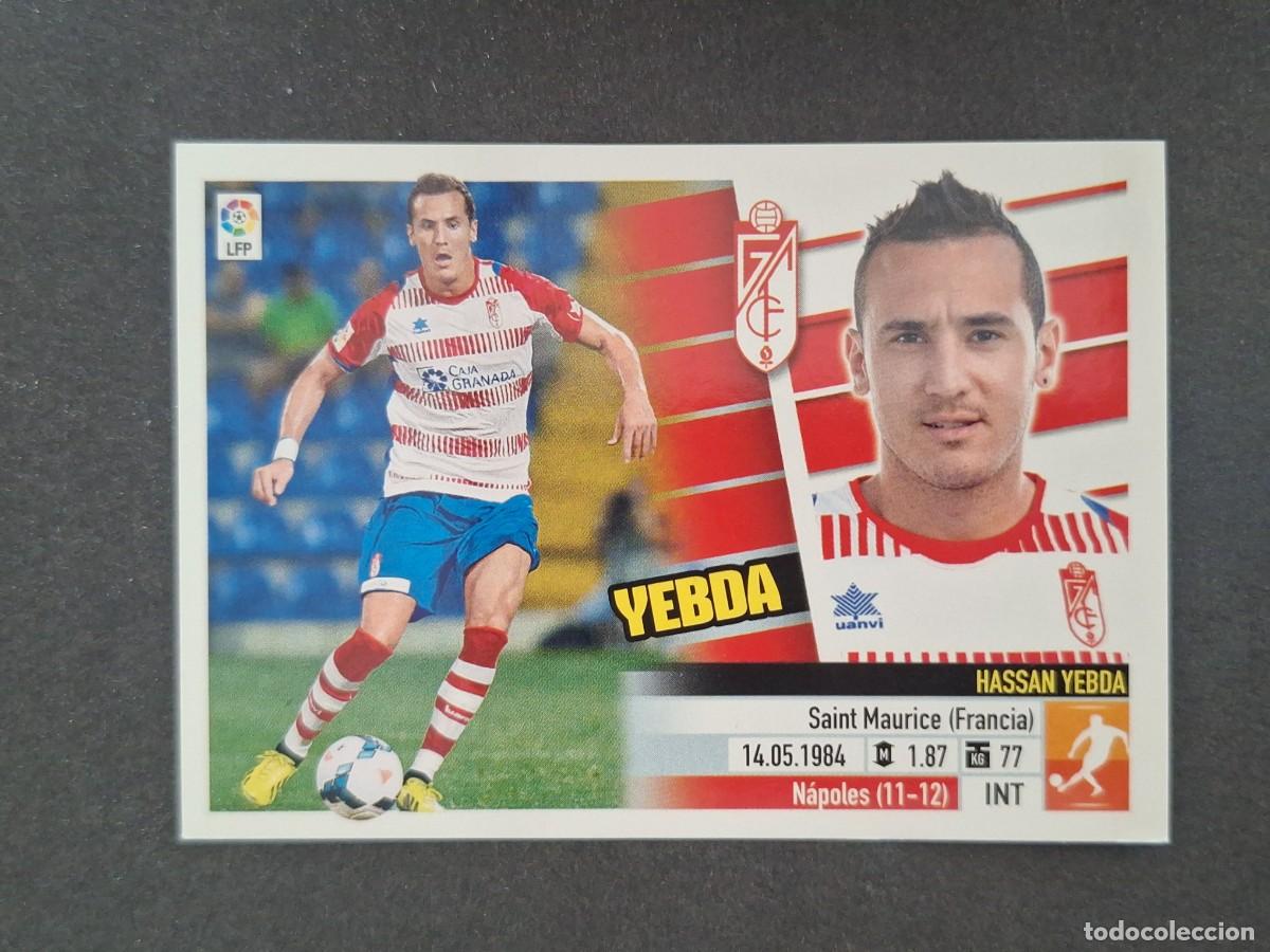 Fu&szlig;ball-Sticker: L5 YEBDA GRANADA C. F. COLOCA LIGA ESTE 2013 2014 13 14 NUNCA PEGADO SIN PEGAR