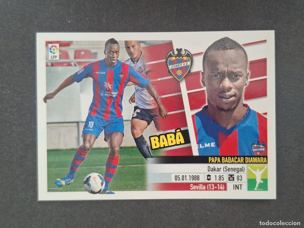 Cromos de f&uacute;tbol: L5 BABA LEVANTE U. D. COLOCA LIGA ESTE 2013 2014 13 14 NUNCA PEGADO SIN PEGAR