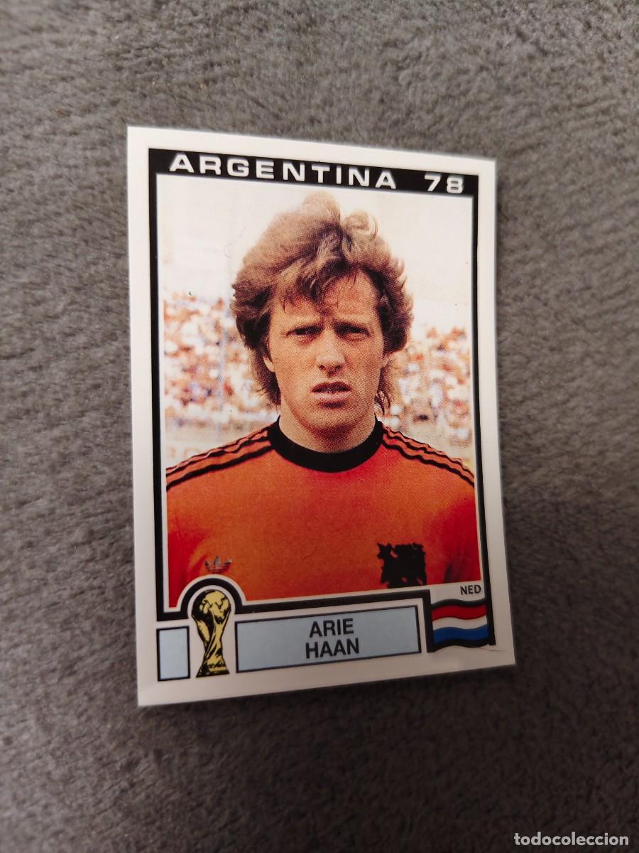 Cromos de f&uacute;tbol: 121 WORLD CUP STORY PANINI ARIE HAAN (HOLANDA) - MUNDIAL 1978 78 -- MUNDIAL SONRICS AAJ