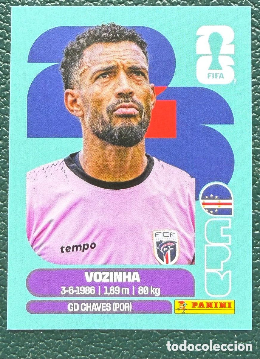 Figurine di Calcio: CPV 2 VOZINHA CABO VERDE CROMOS ALBUM FIFA WORLD CUP MUNDIAL 2026 PANINI