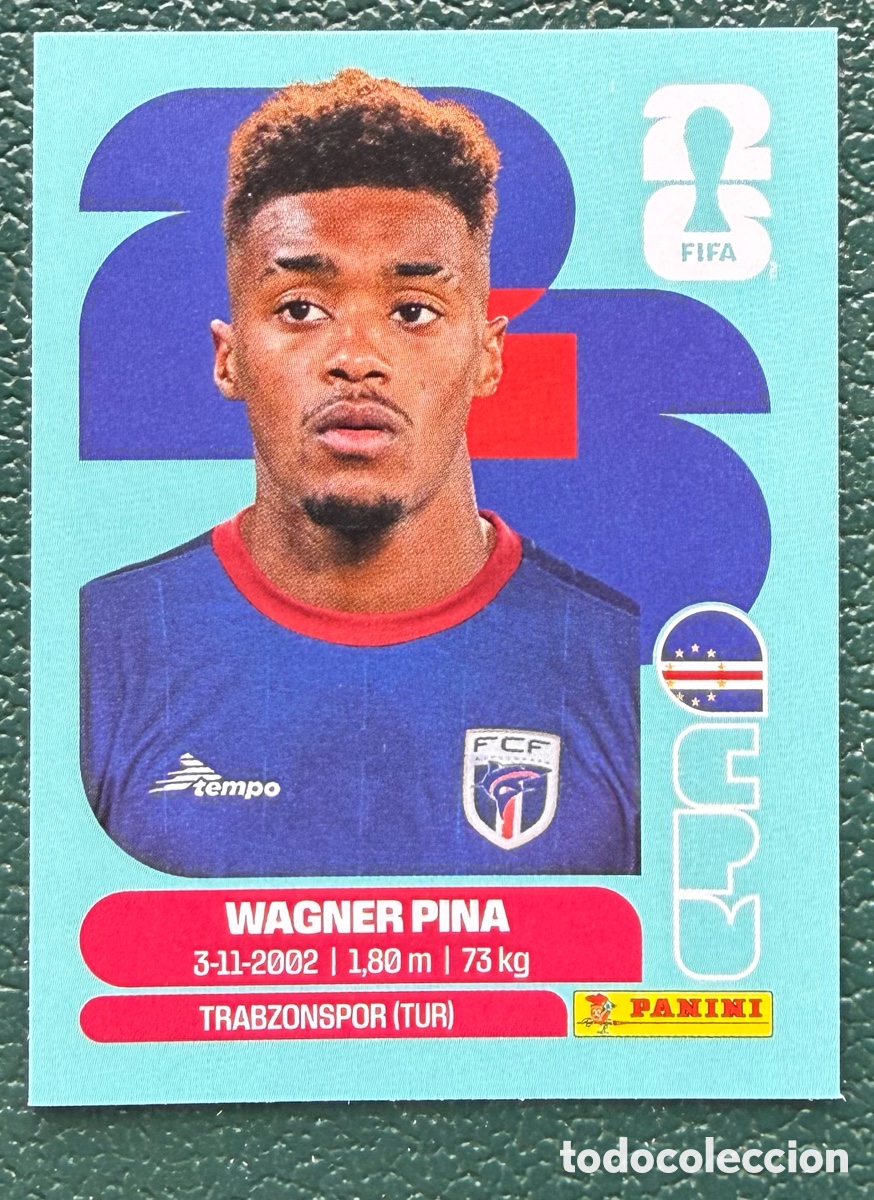 Figurine di Calcio: CPV 7 WAGNER PINA CABO VERDE CROMOS ALBUM FIFA WORLD CUP MUNDIAL 2026 PANINI